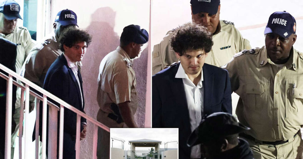 Photos show disgraced FTX founder Sam Bankman-Fried handcuffed on his way to jail in the Bahamas